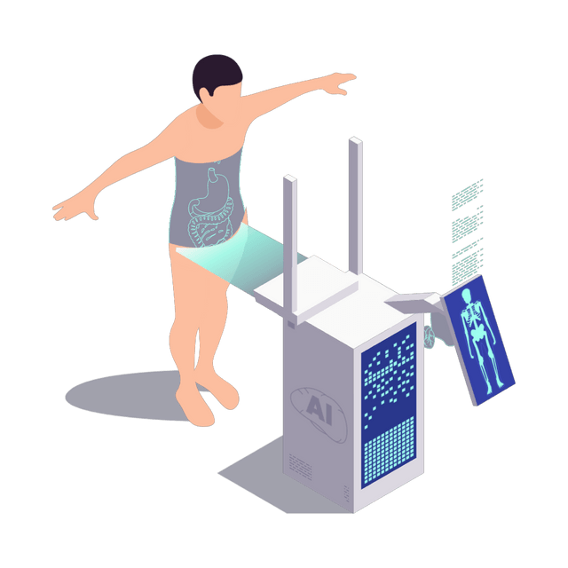 Body scan Lottie JSON animation