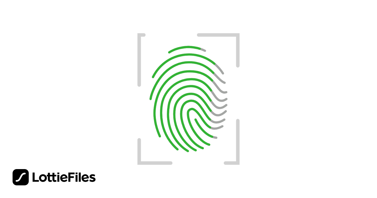 Free Fingerprint Loop animation Animation by Sonu | LottieFiles