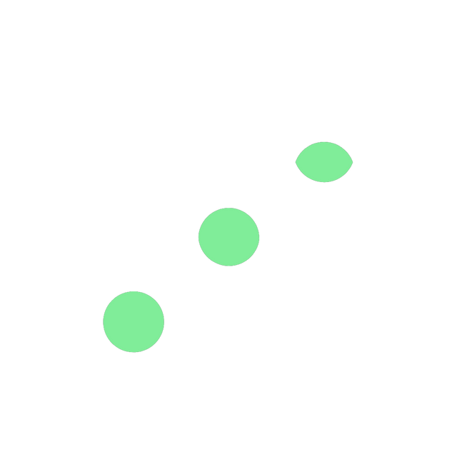 Circle blinking Lottie JSON animation