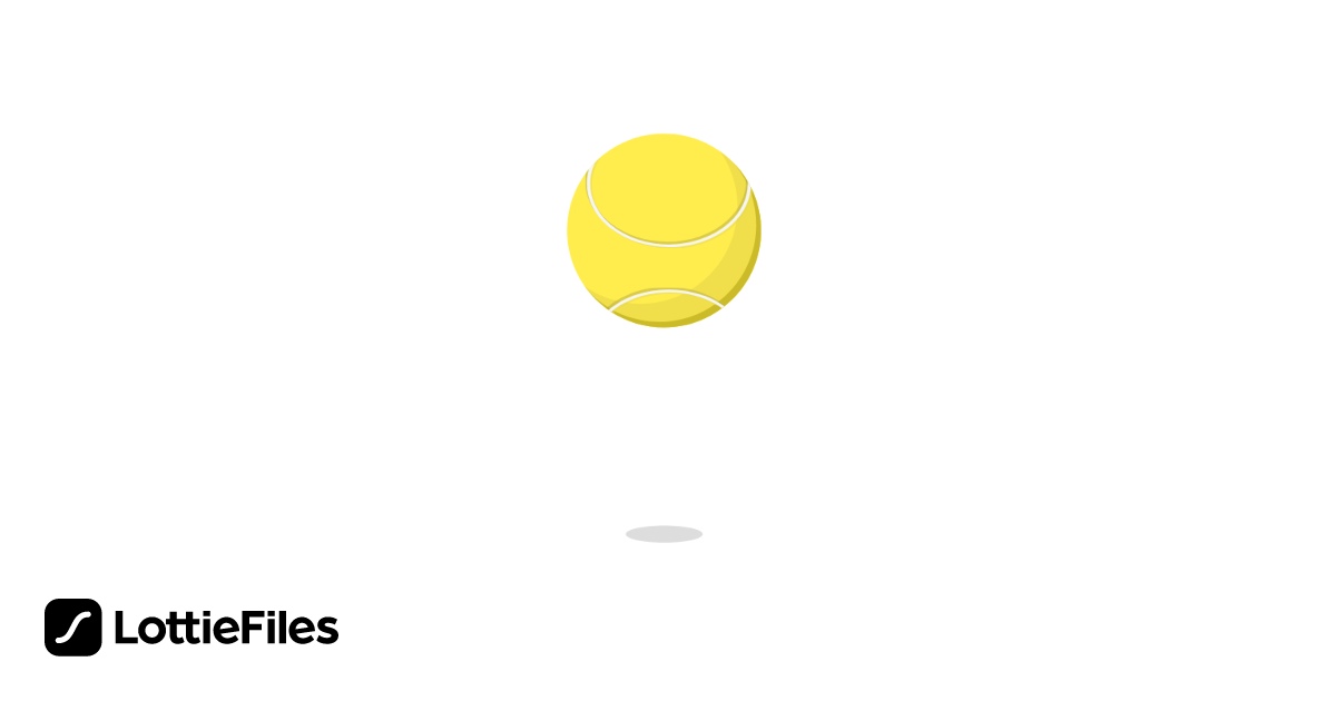 Free Tennis Ball Animation by Júlio Aymoré | LottieFiles