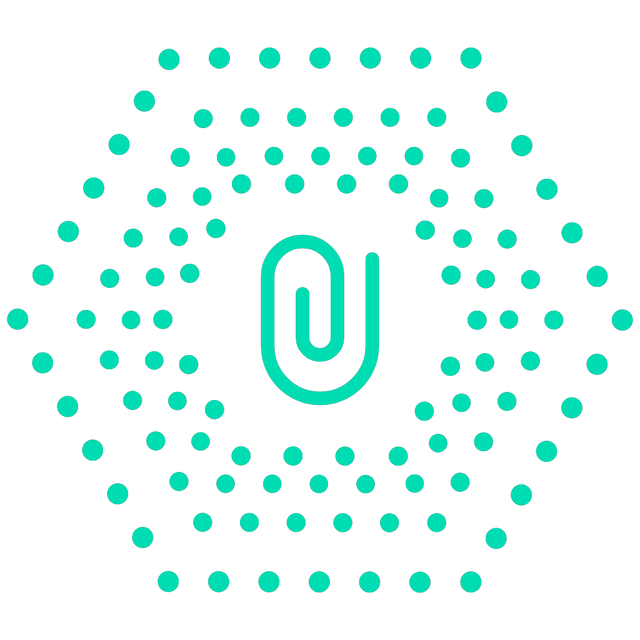 Attachment icon Lottie JSON animation