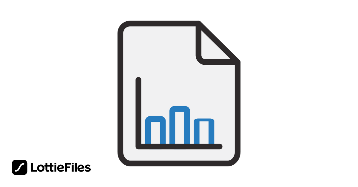 Free STATITSICS FILE Animation by BEARicons | LottieFiles