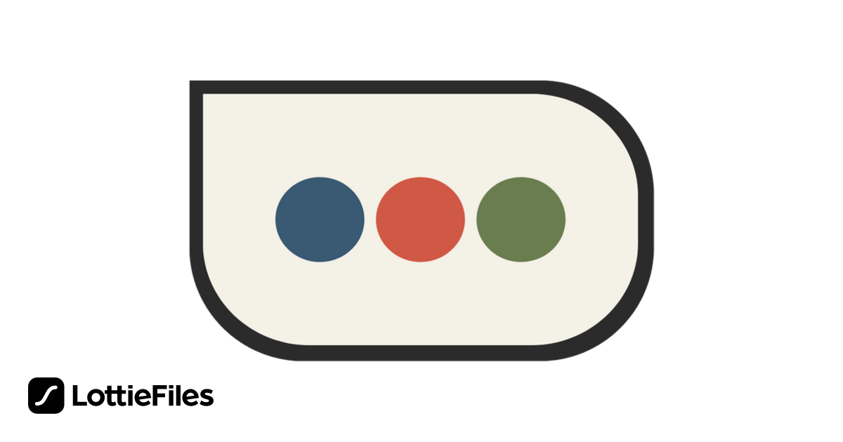 Chat Button Animation Free Chat Bubble Animation by Tyler | LottieFiles