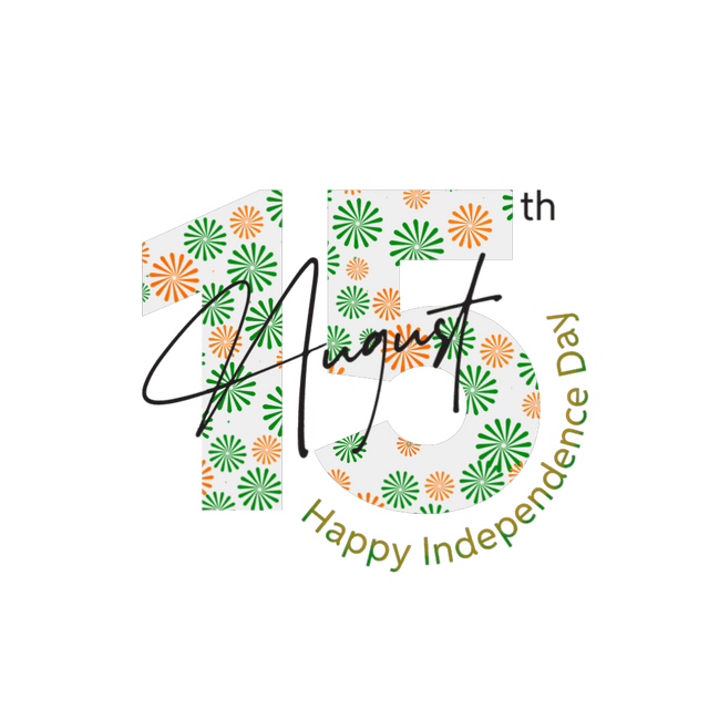 Free Independence day wishes with crackers
