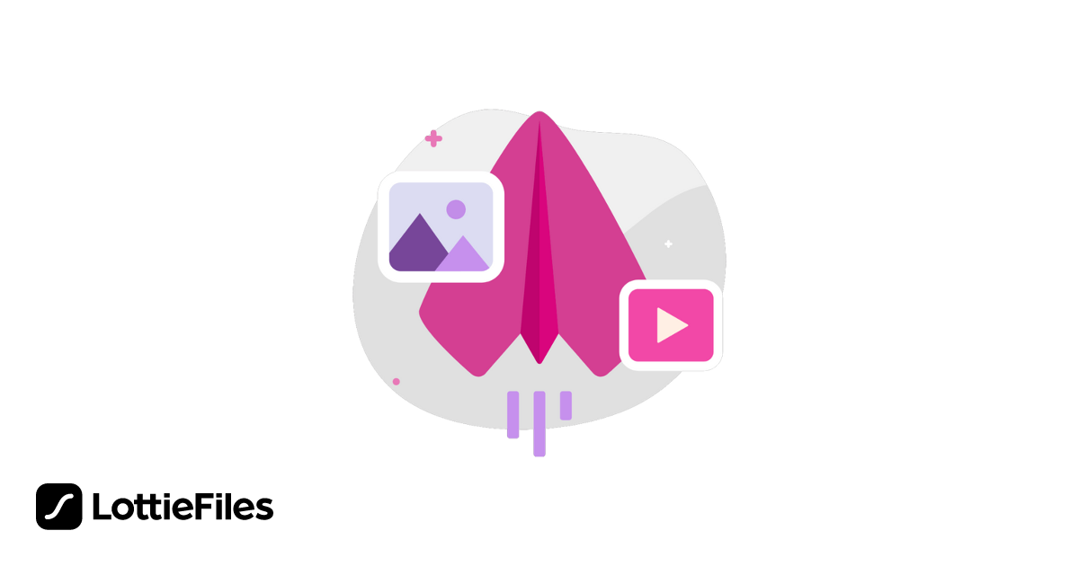 Send Files Animation Free Sending photos and video Animation by Abdul Latif | LottieFiles
