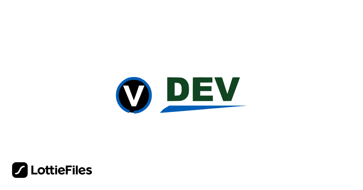 Svg Icon Vdev Free Vdev Logo Animation by Vimal kumar | LottieFiles