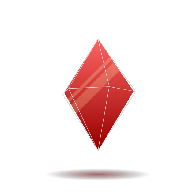 Rotating Gem with transpoarent background