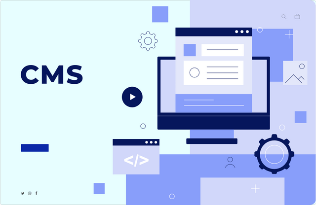 CMS landing page