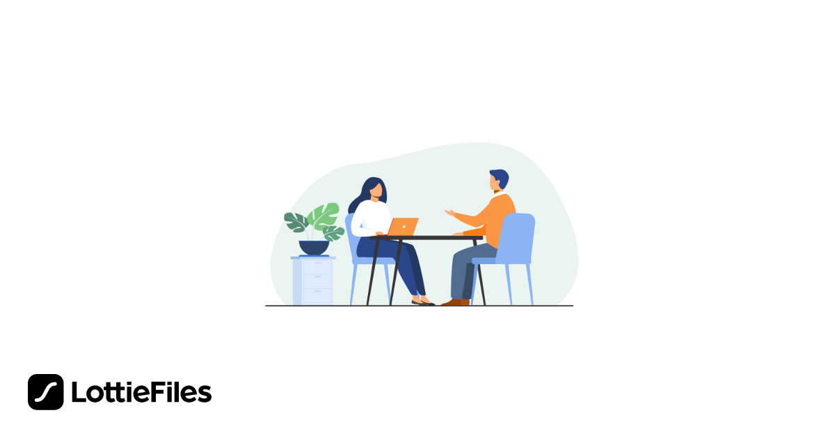 Free Job Interview Animation by Hishara Dilshan HishD | LottieFiles