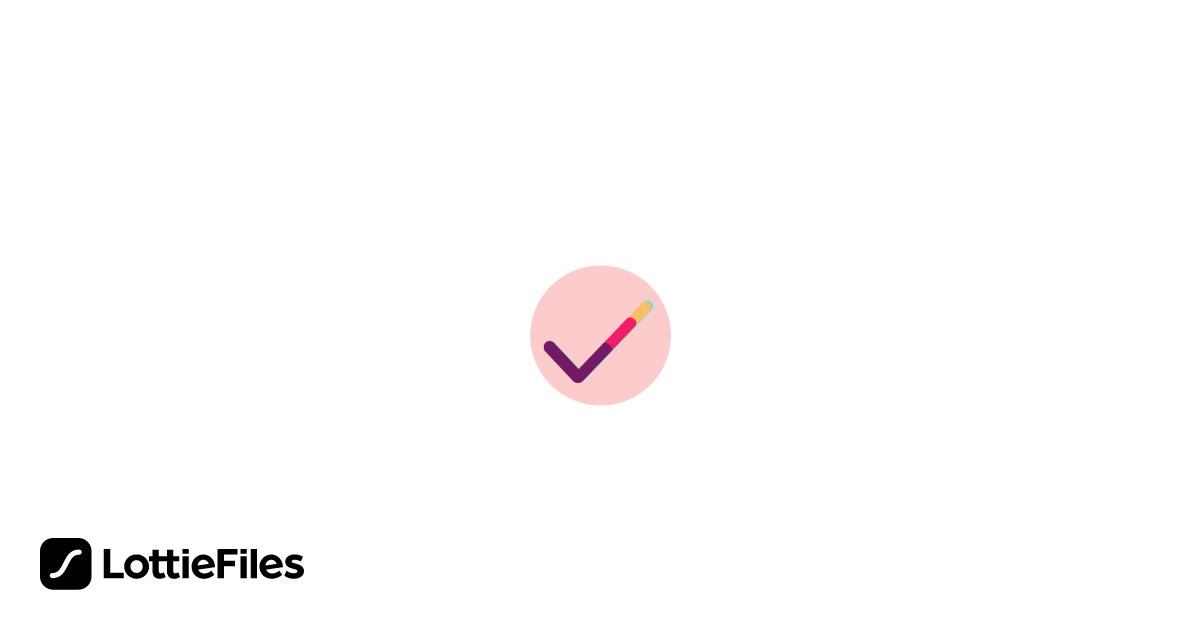 Free Check Mark Animation by Monissha Dhandapani | LottieFiles