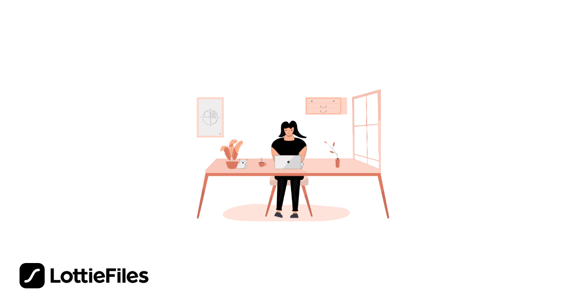Free Working Women in home Animation by shaik zakir | LottieFiles