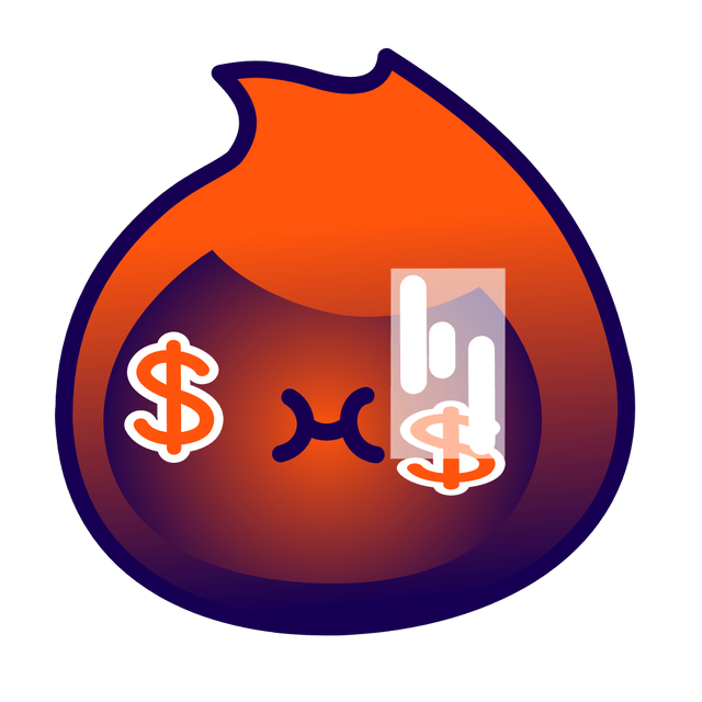 Flame grab money