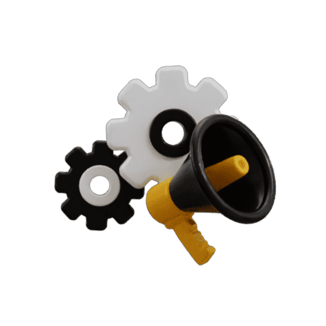 3D Marketing Management Icon