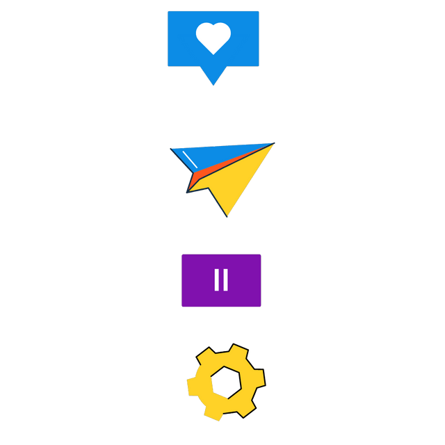 Media setting Lottie JSON animation