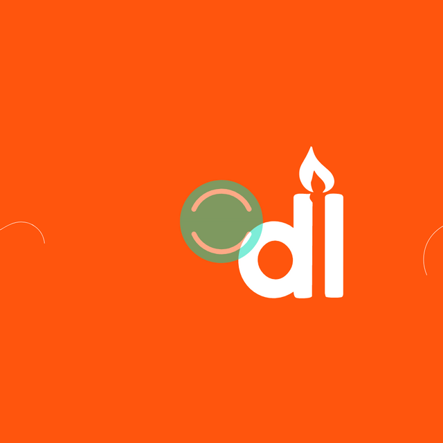 Candle logo Lottie JSON animation