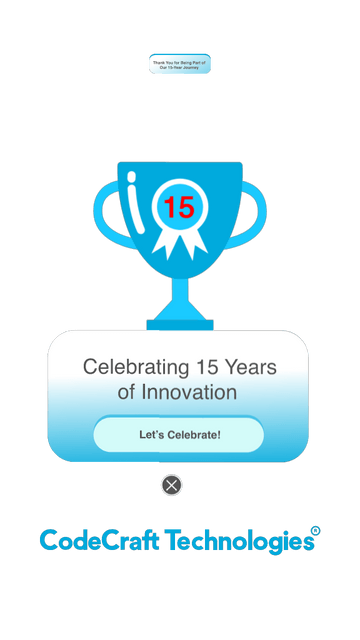 Crystal Anniversary (15th Anniversary of Code Craft Technologies)