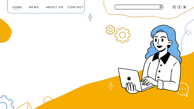 Landing website page
