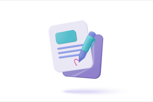 3D Document Signing Animation – Form & Contract Lottie