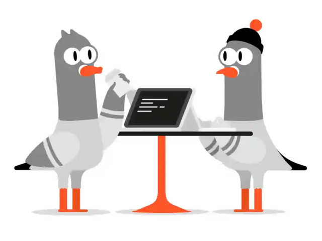 Working Pigeons Sticker