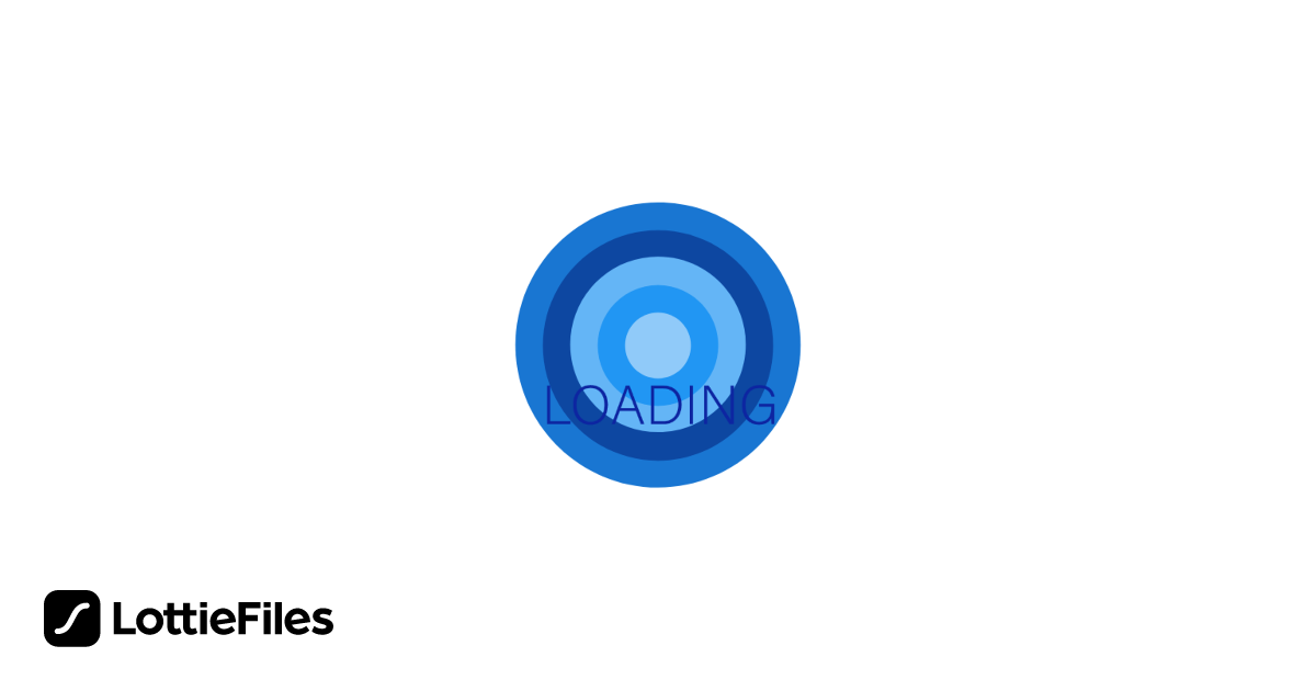 Free Loading Blue Animation by CevRiemann | LottieFiles
