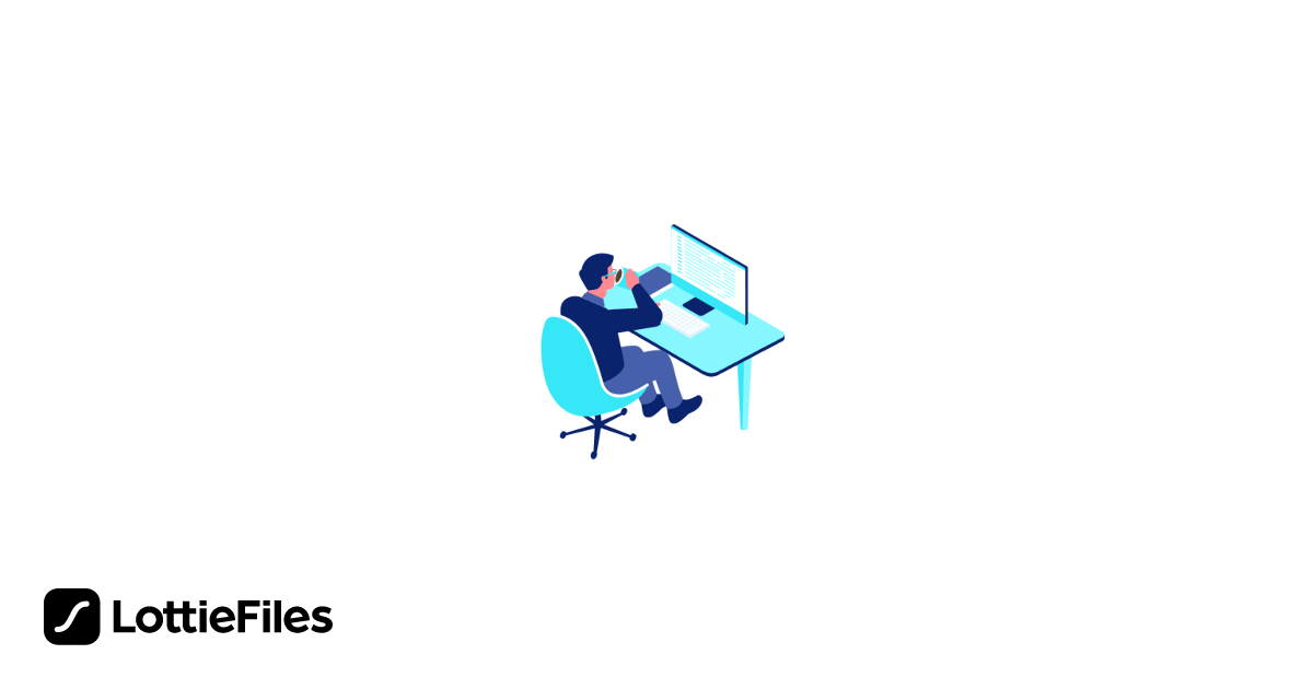 Free coding in office Animation by Muhammad Tahir | LottieFiles