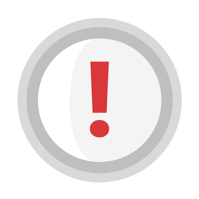 exclamation sign