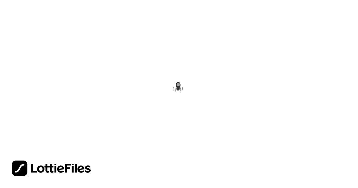 Free Halloween Spider Animation Animation by Chetan Singh | LottieFiles