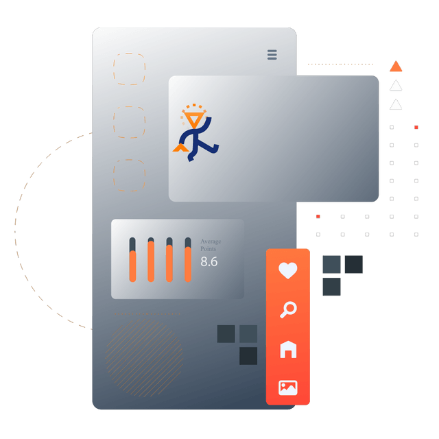 landing page character pay premier express logo Lottie JSON animation