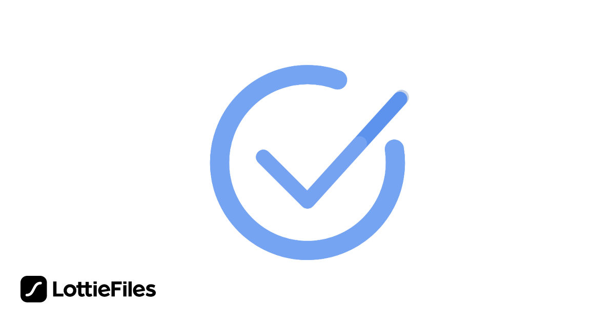 Loading Sign Check Box Free Loading checkmark Animation by Victor Winnhed | LottieFiles