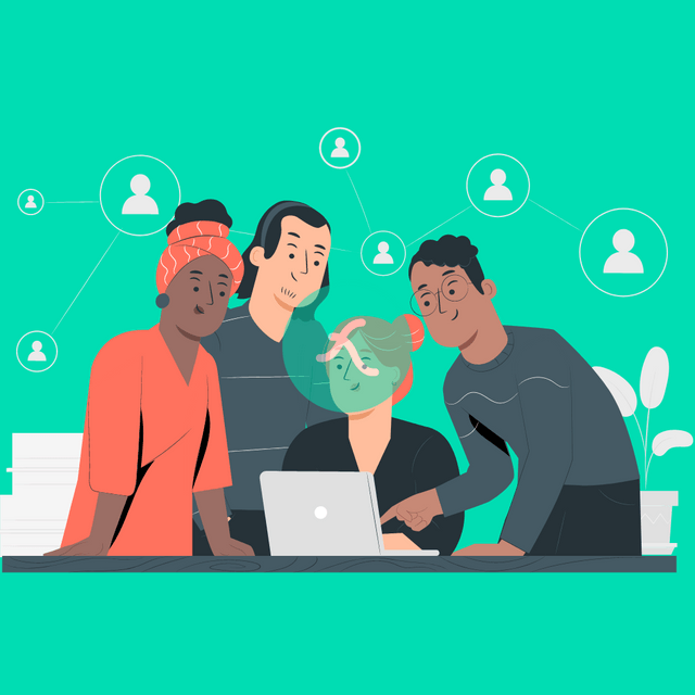 Collaboration Lottie JSON animation