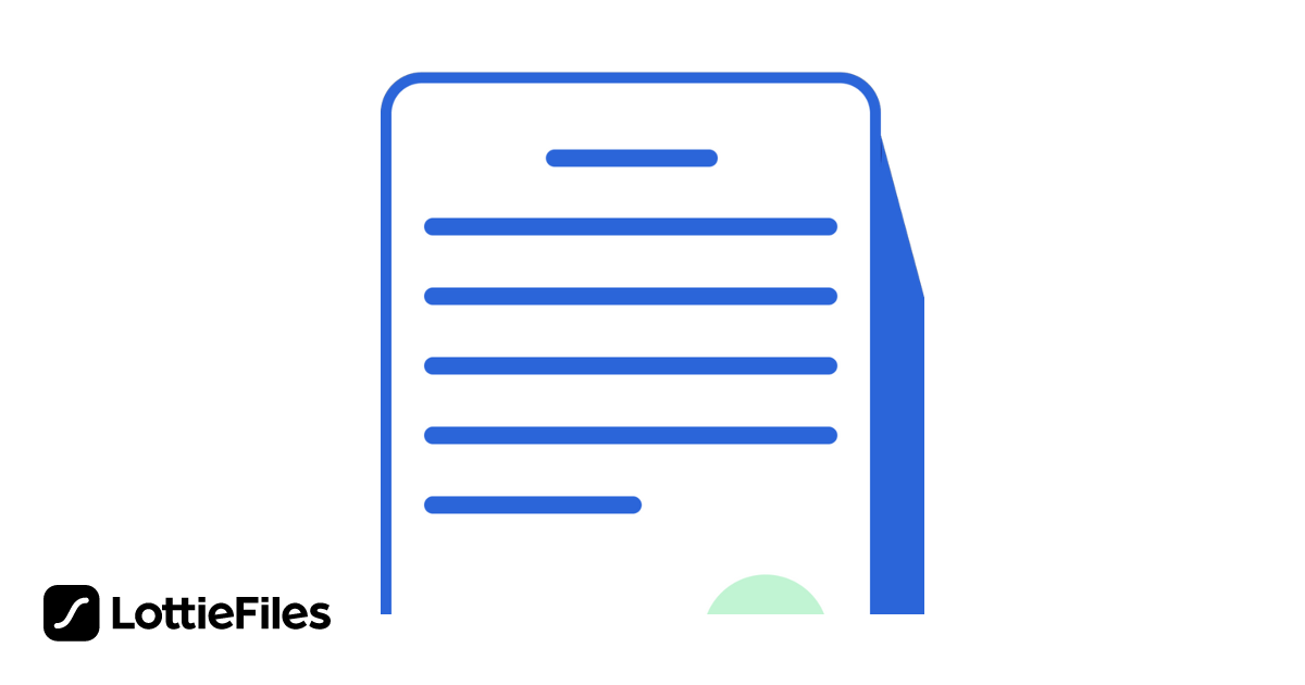 Free Loading Documents Animation by Kaio | LottieFiles