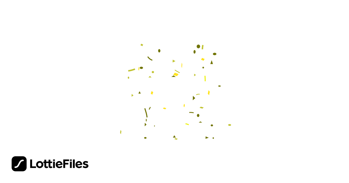 Free Congratulations Yellow confetti Animation by Serj Martirosyan ...