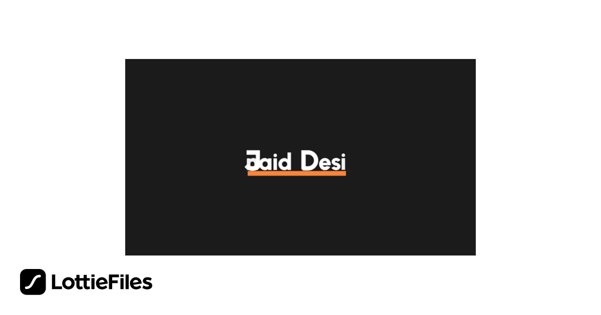 Free JD Splash screen Animation by Hamza Ali | LottieFiles