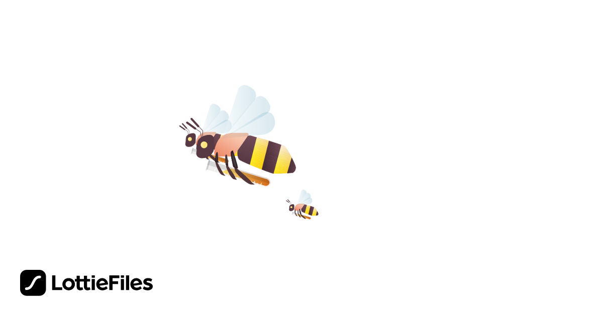 Bee Animation. Css Free Bees flying Animation by Ruslan Bokach | LottieFiles