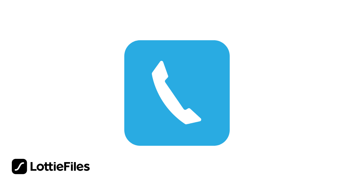 Call Ringing Free Call Ringing Animated Animation by Zayn | LottieFiles