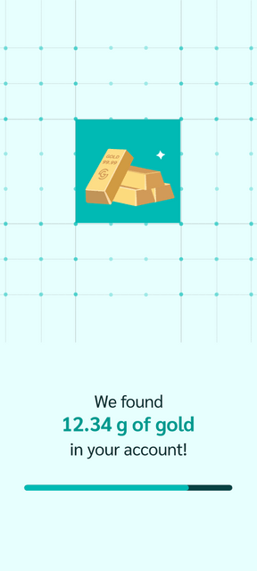 Fintech Wallet Transfer Animation – Banking to Digital Gold