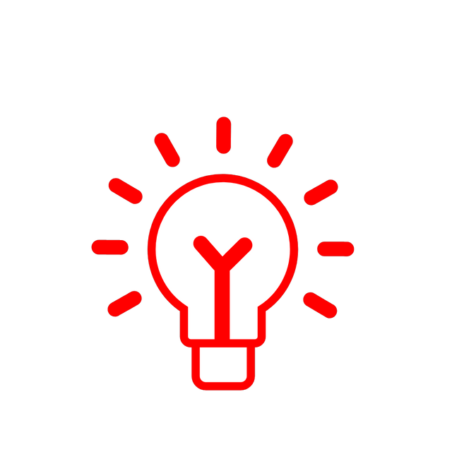 Idea icon Lottie JSON Animation