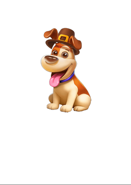 Dog with hat