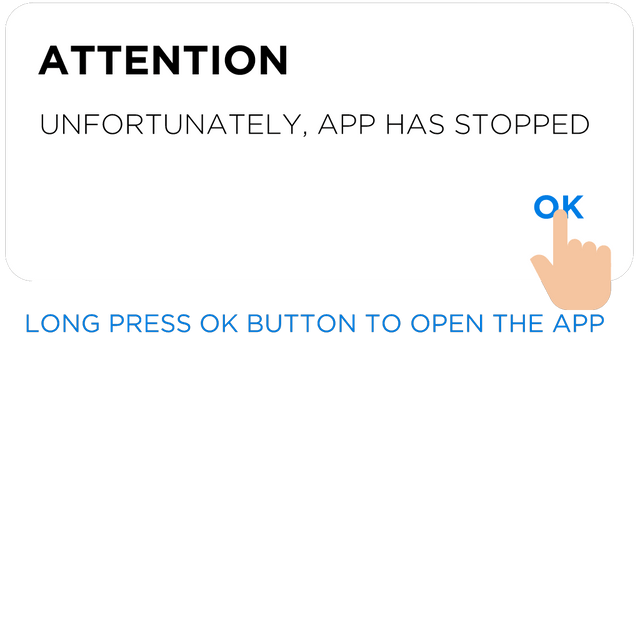 error message