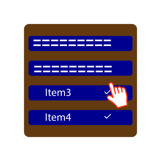 Accordion icon animation