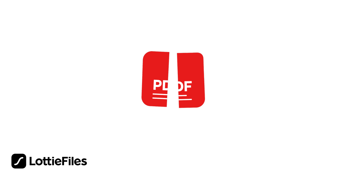 Free split pdf Animation by Shehzad | LottieFiles