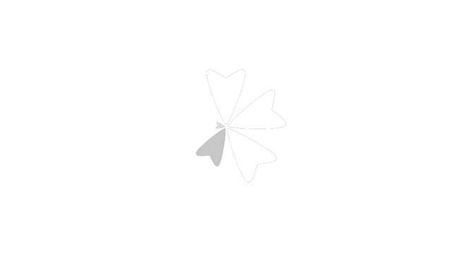 Loading Animation Wings Butterfly Clean White Loop - Minimal UI & Apps