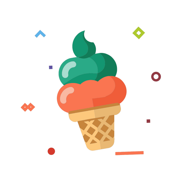 Ice Cream Animation | GIF JSON, SVG, Lottie