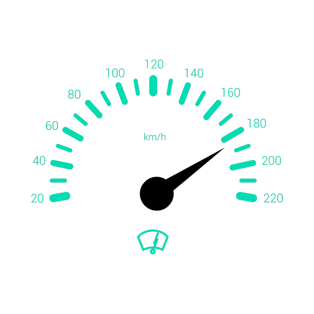 Speed meter Lottie JSON animation