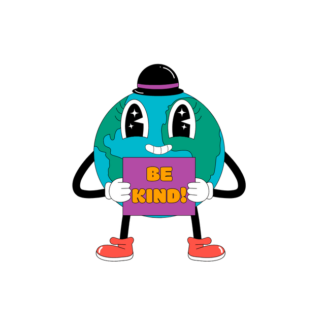Be kind cartoon