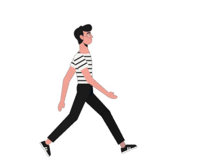 Man walking Animated