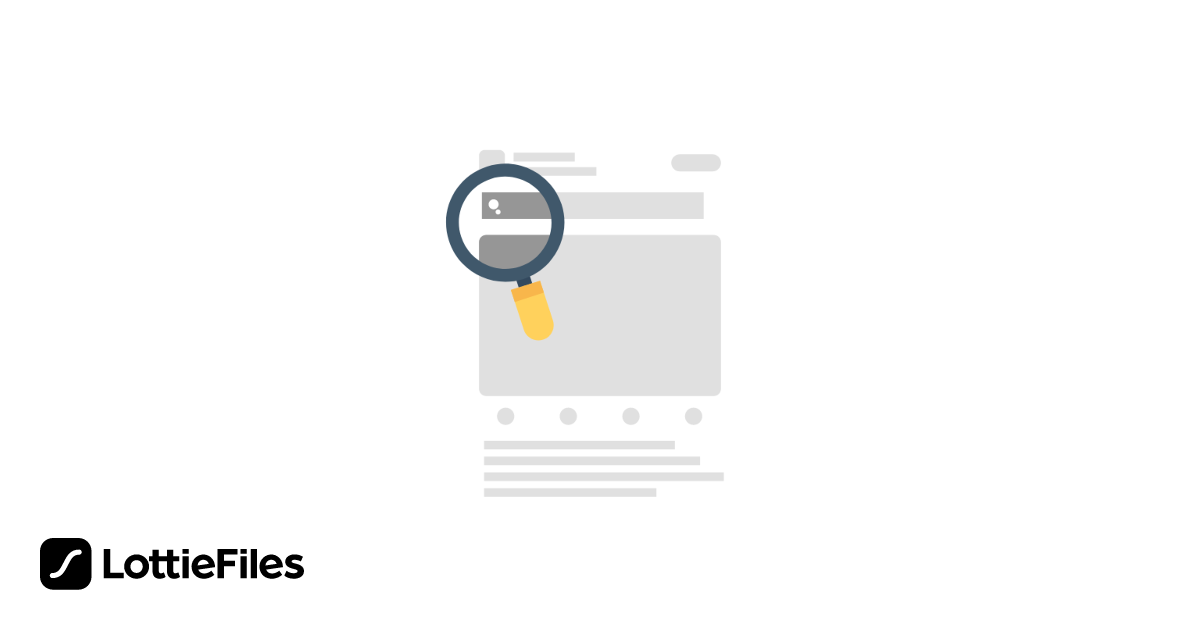 Free Search Loading Animation Animation by sravan kumar | LottieFiles