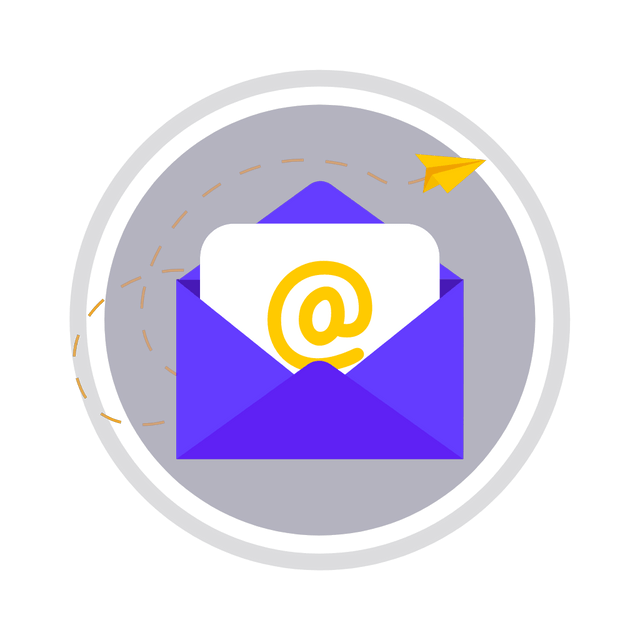 Animated Email, send email, contact us Icon