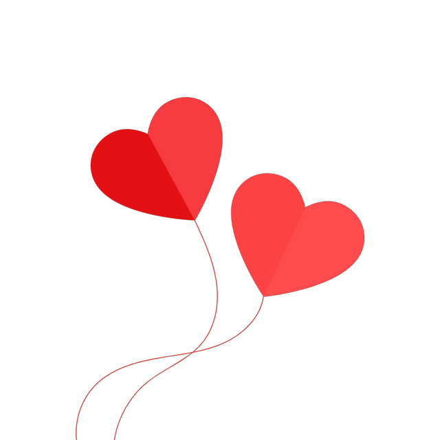 Twin love Lottie JSON animation