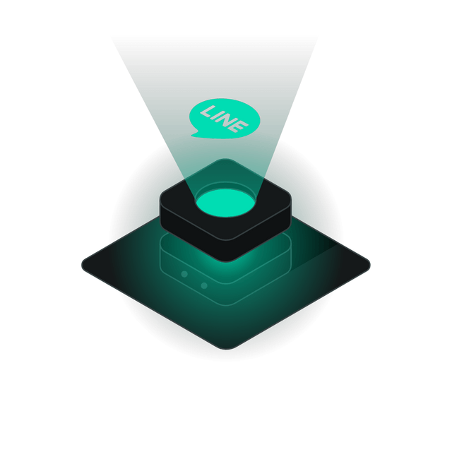 Line isometric Lottie JSON animation